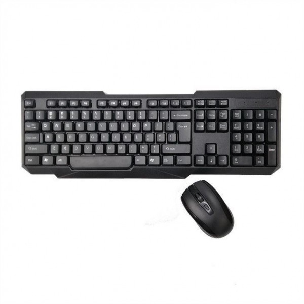 Kit de teclado sem fio 2.4G teclado USB para laptop ou computador - teclado de tamanho completo com teclado numérico