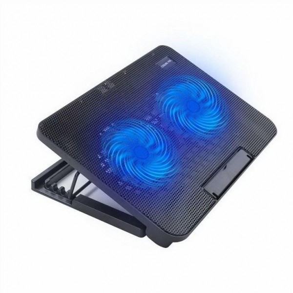 Base de resfriamento para laptop ETEK, bandeja de resfriamento para notebook, resfriador externo para laptop, tamanho grande, mas silencioso