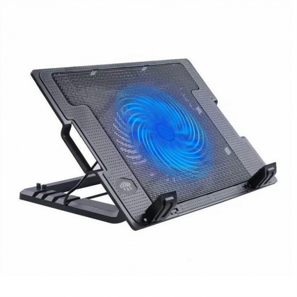 ETEK- ODM Silent Quantum Laptop Cooling Tray com 1 Ventilador Silent Notebook Cooler 14cm Grande Ventilador
