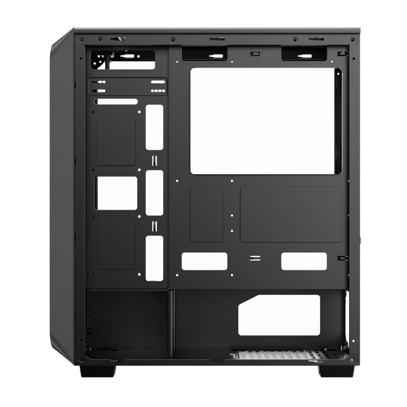 Micro ATX /ATX/ITX CASE Dazzle ARGB Effect Painel frontal Fonte de alimentação de montagem inferior disponível em preto e branco