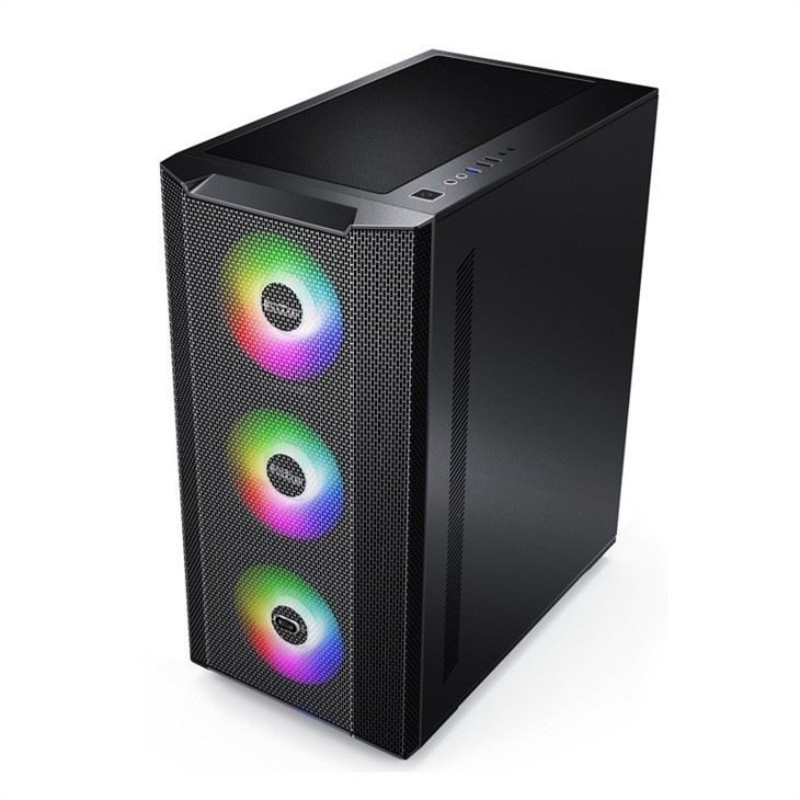 Gabinete de computador com filtro de poeira de design magnético Suporta 6 ventiladores ATX Mid-Tower PC Gaming Gabinete de vidro Painel lateral Gerenciamento de cabos