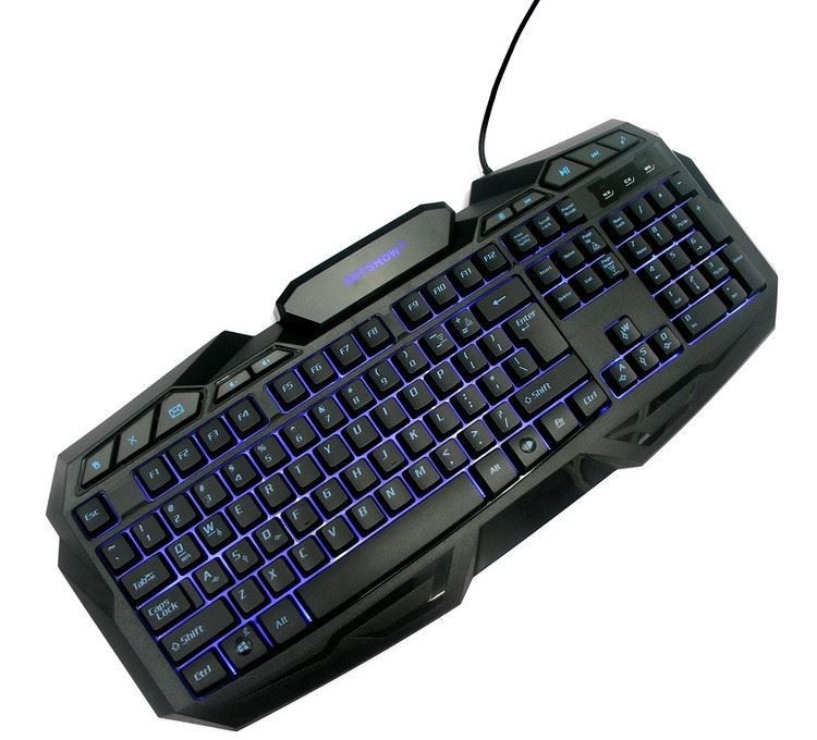 As chaves prendidas do padrão 104 do computador do teclado e 10 chaves de função em chaves quietas pretas iluminam o feedback de batida mas não o Nosizy