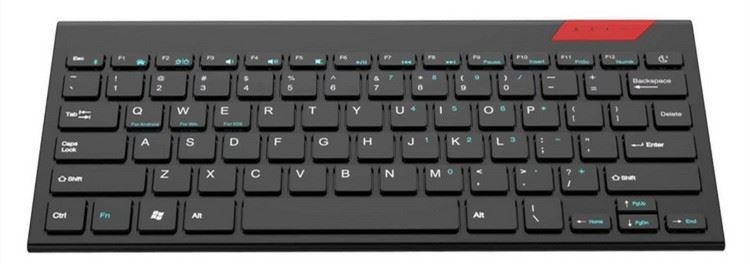 teclado 2.4G sem fio com o Touch Pad com o teclado sem redução ultra compacto inoxidável contínuo do controle fácil dos meios para a tevê do PC