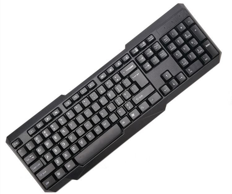 Kit de teclado sem fio 2.4G teclado USB para laptop ou computador - teclado de tamanho completo com teclado numérico