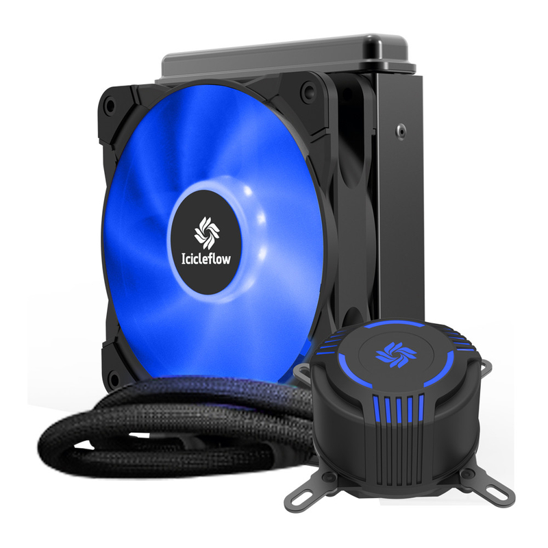 bomba alta Leakproof do fluxo do radiador dos refrigeradores da caixa do computador do processador central de 120mm RGB para o processador central de AMD/Intel