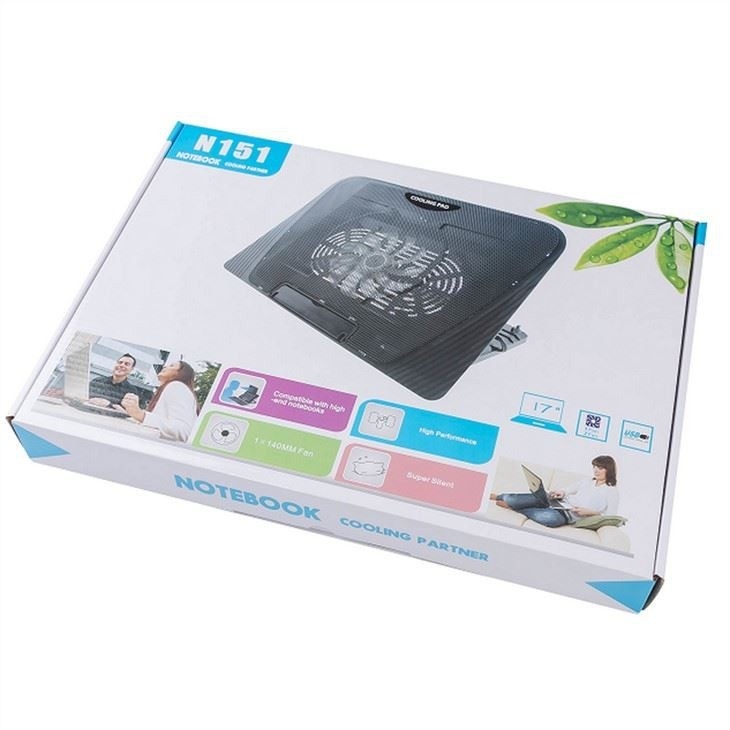 Base de refrigeração para laptop ETEK - Parceiro de laptop Ventilador de refrigeração Quantum de 14CM para laptop gamer