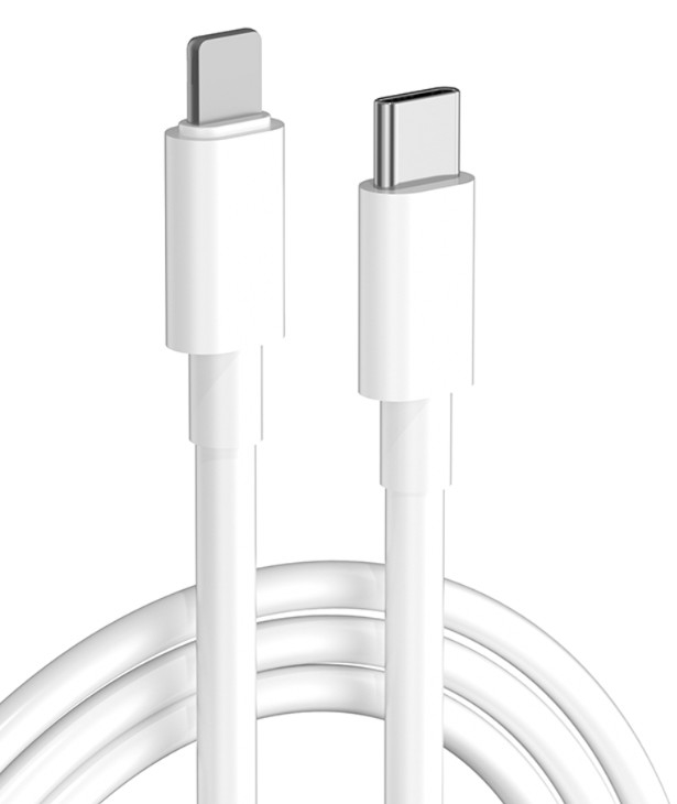 Tipo de cabo rápido C dos dados do TPE USB do paládio 27W ao relâmpago para o carregamento de Iphone