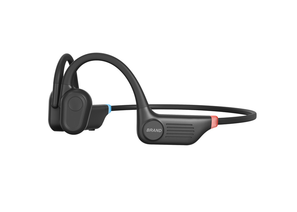 Auscultadores de condução óssea Auscultadores de ouvido aberto Bluetooth sem fio 5.3 Premium Sound Auscultador esportivo para corrida e ciclismo
