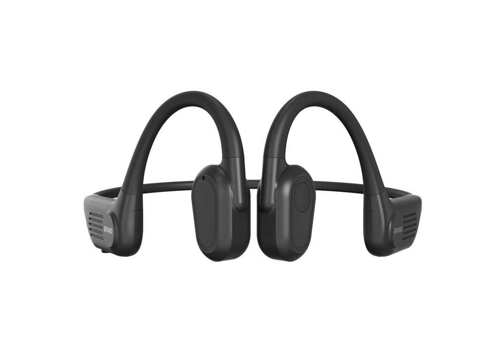 Auscultadores de condução óssea Auscultadores de ouvido aberto Bluetooth sem fio 5.3 Premium Sound Auscultador esportivo para corrida e ciclismo
