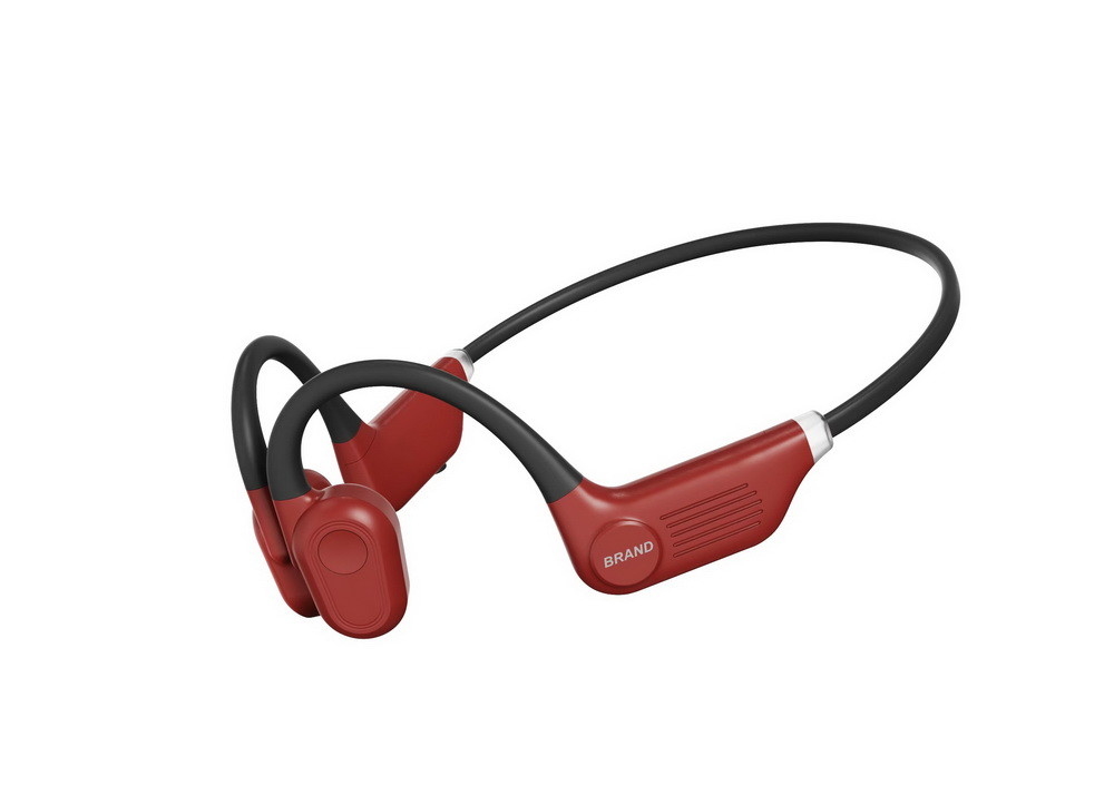 Auscultadores de condução óssea Auscultadores de ouvido aberto Bluetooth sem fio 5.3 Premium Sound Auscultador esportivo para corrida e ciclismo