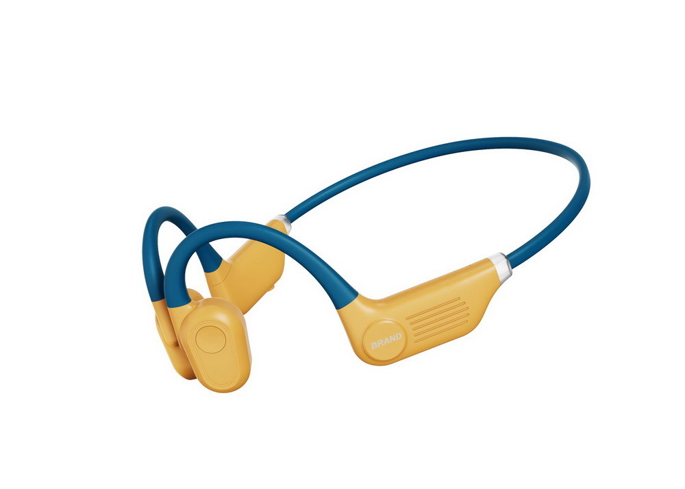 Auscultadores de condução óssea Auscultadores de ouvido aberto Bluetooth sem fio 5.3 Premium Sound Auscultador esportivo para corrida e ciclismo