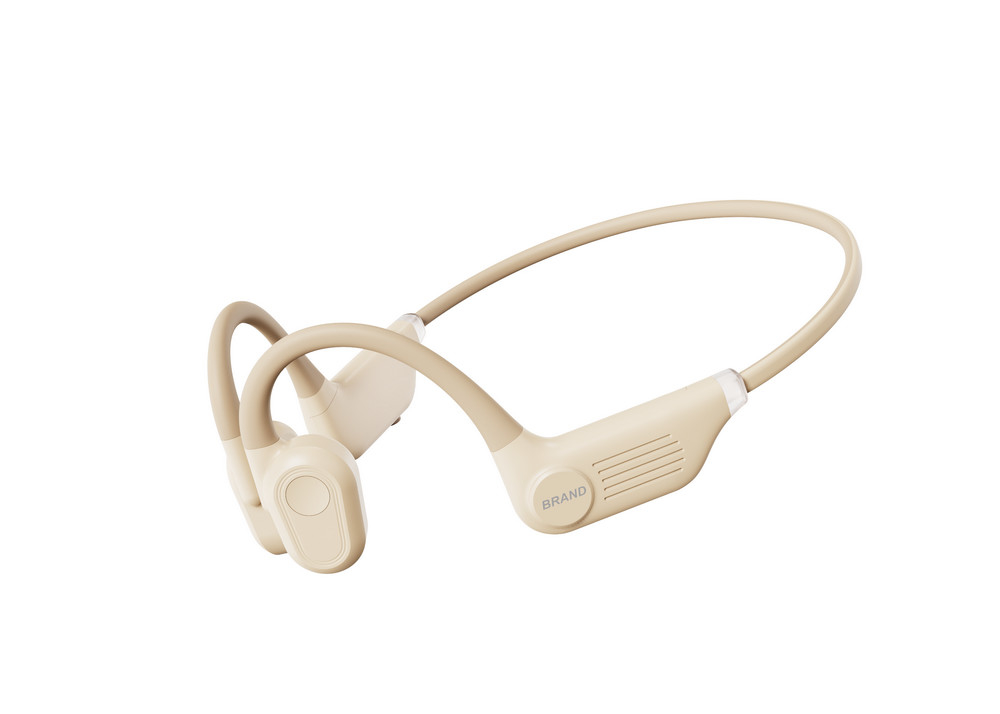 Auscultadores de condução óssea Auscultadores de ouvido aberto Bluetooth sem fio 5.3 Premium Sound Auscultador esportivo para corrida e ciclismo