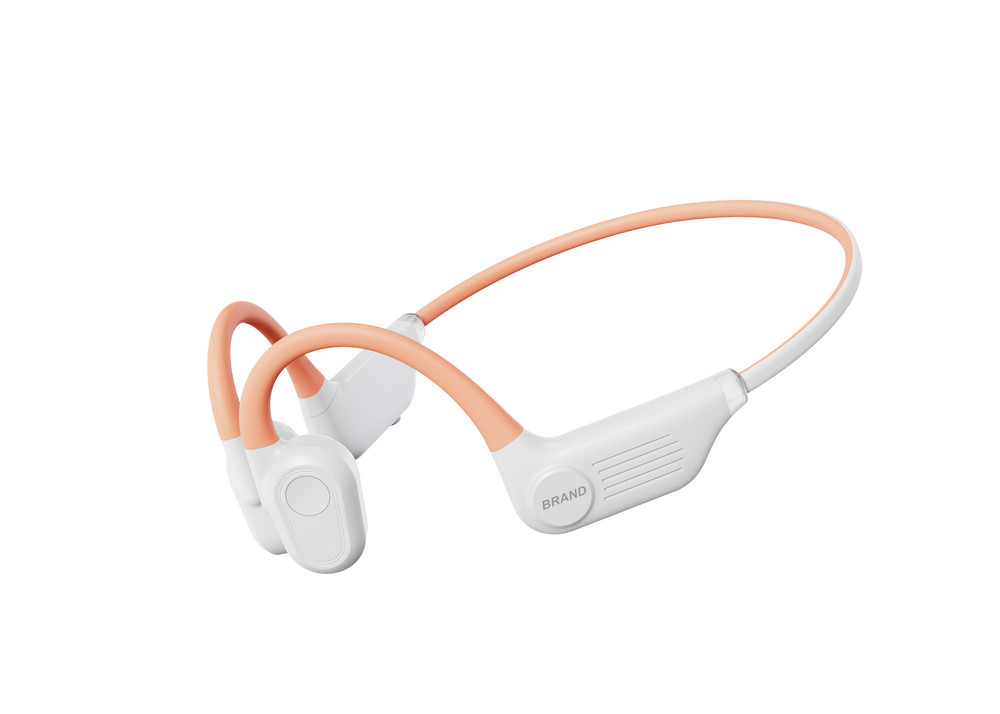 Auscultadores de condução óssea Auscultadores de ouvido aberto Bluetooth sem fio 5.3 Premium Sound Auscultador esportivo para corrida e ciclismo