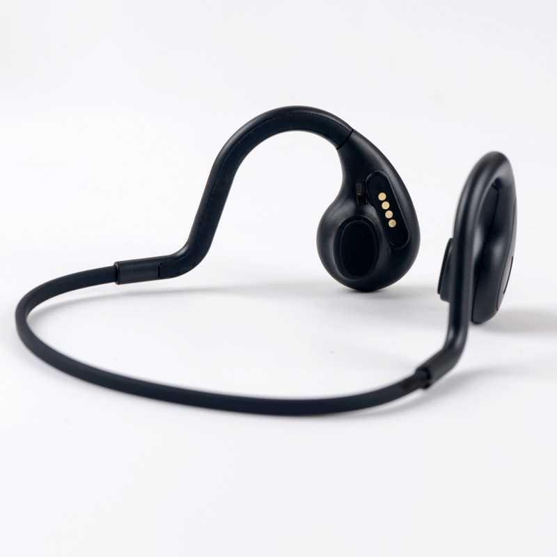 Conduzção óssea Auscultadores sem fio ouvidos abertos Bluetooth Sport Auscultadores à prova de suor para corrida e exercícios