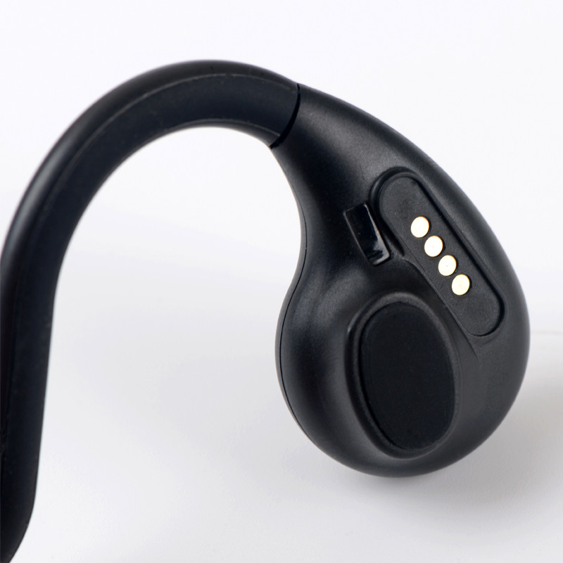 Conduzção óssea Auscultadores sem fio ouvidos abertos Bluetooth Sport Auscultadores à prova de suor para corrida e exercícios