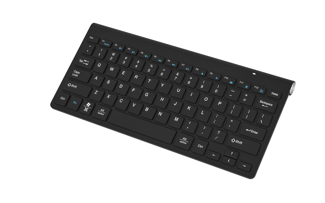 Filtro de teclado e mouse sem fio 2.4G todo preto