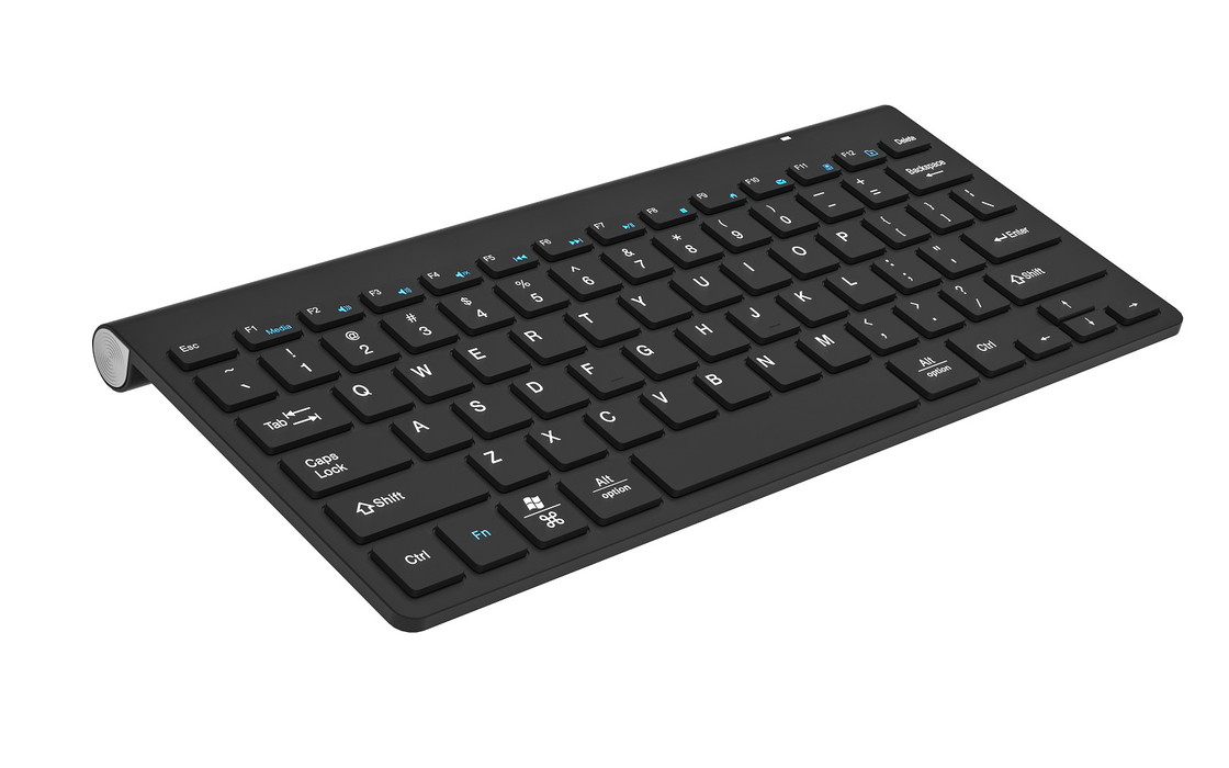 Filtro de teclado e mouse sem fio 2.4G todo preto