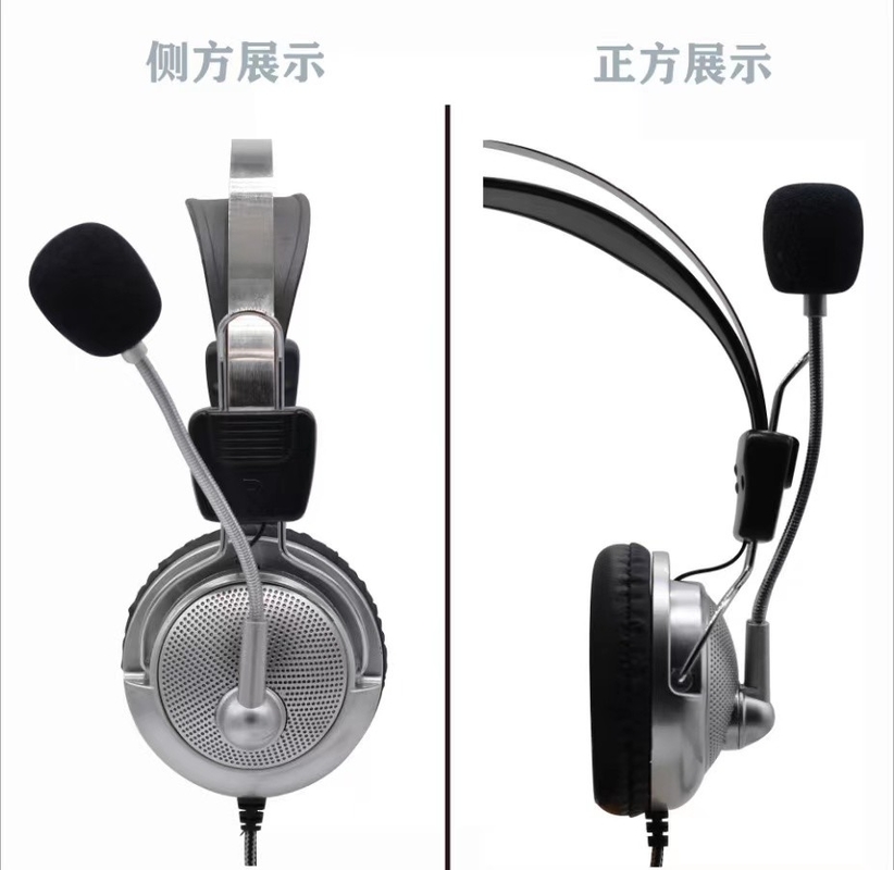 OEM Artshow Headset de cancelamento de ruído elegante de alta definição para filmes de música e conferências de voz