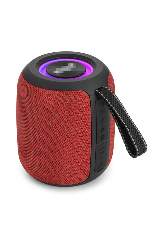 10W portátil Hi-Fi Running Marquee Radio Bluetooth alto-falante com luzes, adequado para emparelhamento com uma TV ou projetor para desfrutar de áudio de alta qualidade e tempo de vídeo em casa