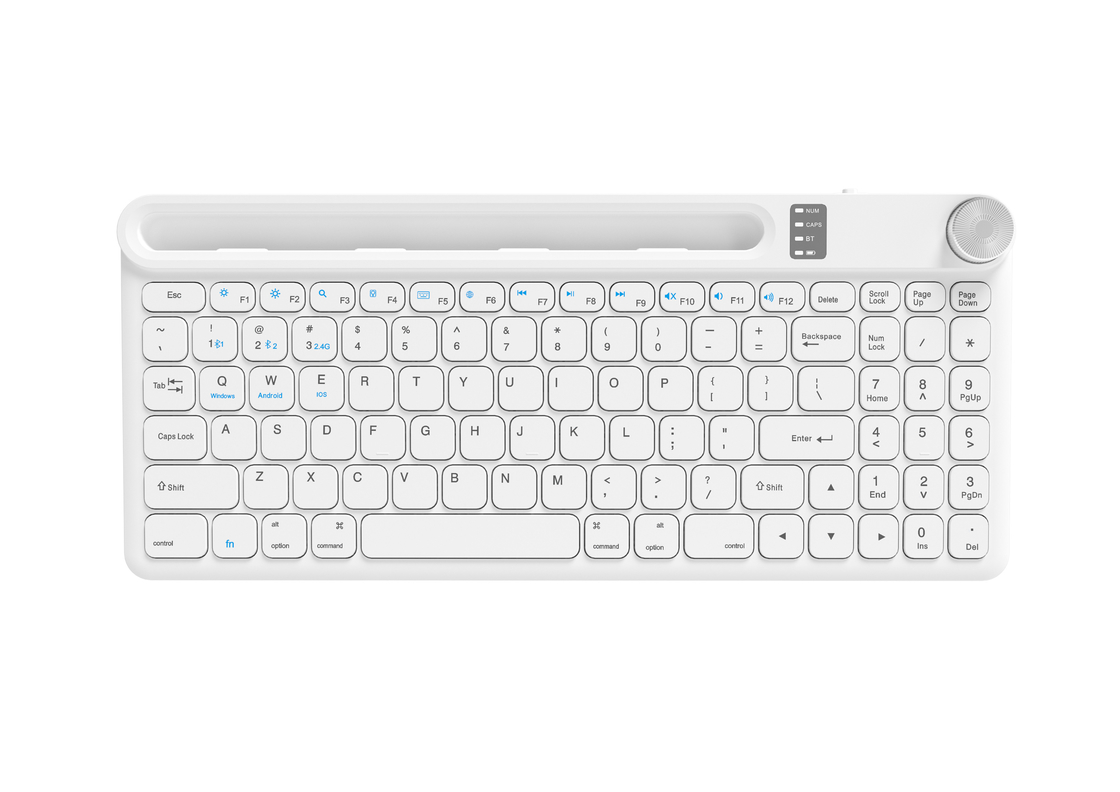 teclado Bluetooth de 96 teclas 3.0 ou 5.0 portátil para uso móvel freqüente com tablets ou laptops
