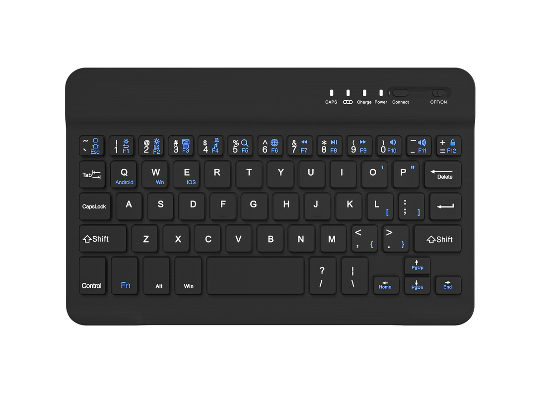 59 teclas teclado Bluetooth leve e portátil para uso em qualquer momento em qualquer lugar no Apple iPad e dispositivos Android