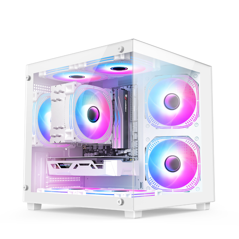 Micro-ATX/ITX PC Case Awesome Heat Dissipation Supports Lots Of Different Hardware Setups For Gamer Pros (Caso de computador com aparelhos de vídeo)