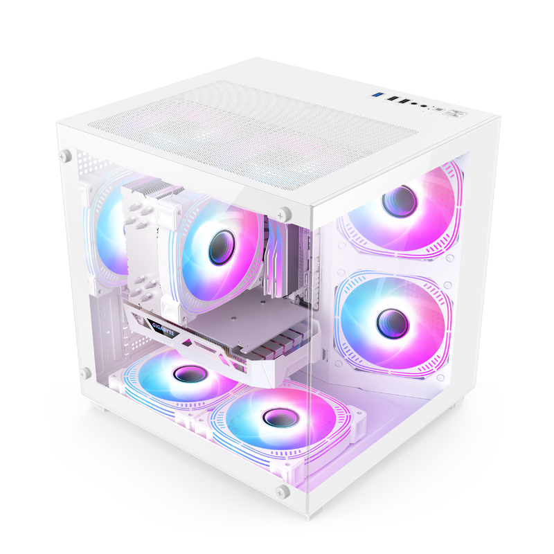 Micro-ATX/ITX PC Case Awesome Heat Dissipation Supports Lots Of Different Hardware Setups For Gamer Pros (Caso de computador com aparelhos de vídeo)