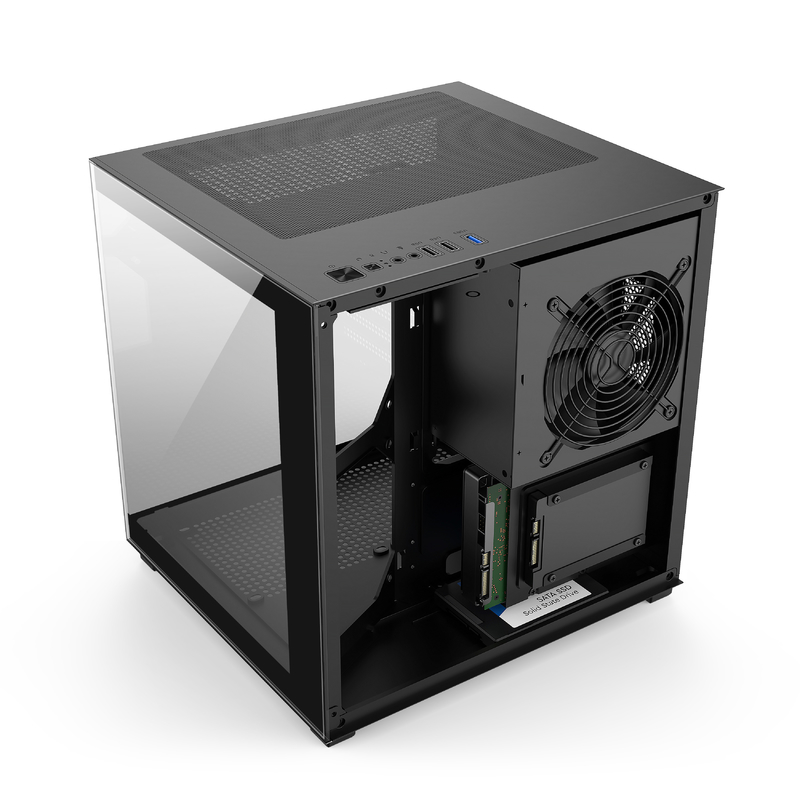 Micro-ATX/ITX PC Case Awesome Heat Dissipation Supports Lots Of Different Hardware Setups For Gamer Pros (Caso de computador com aparelhos de vídeo)