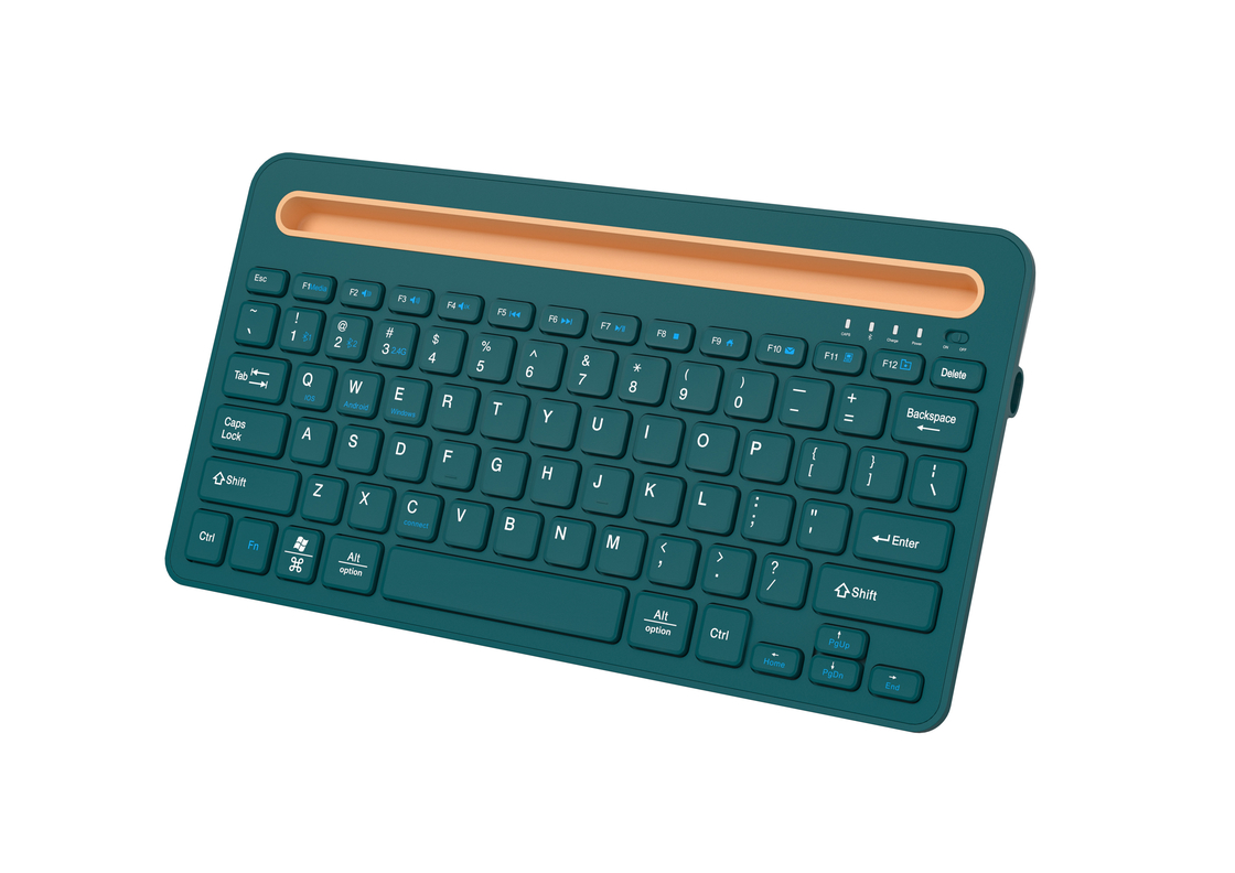 78 teclas Bluetooth 3.0 ou 5.0+2.4G teclados Bluetooth para escritório e entretenimento