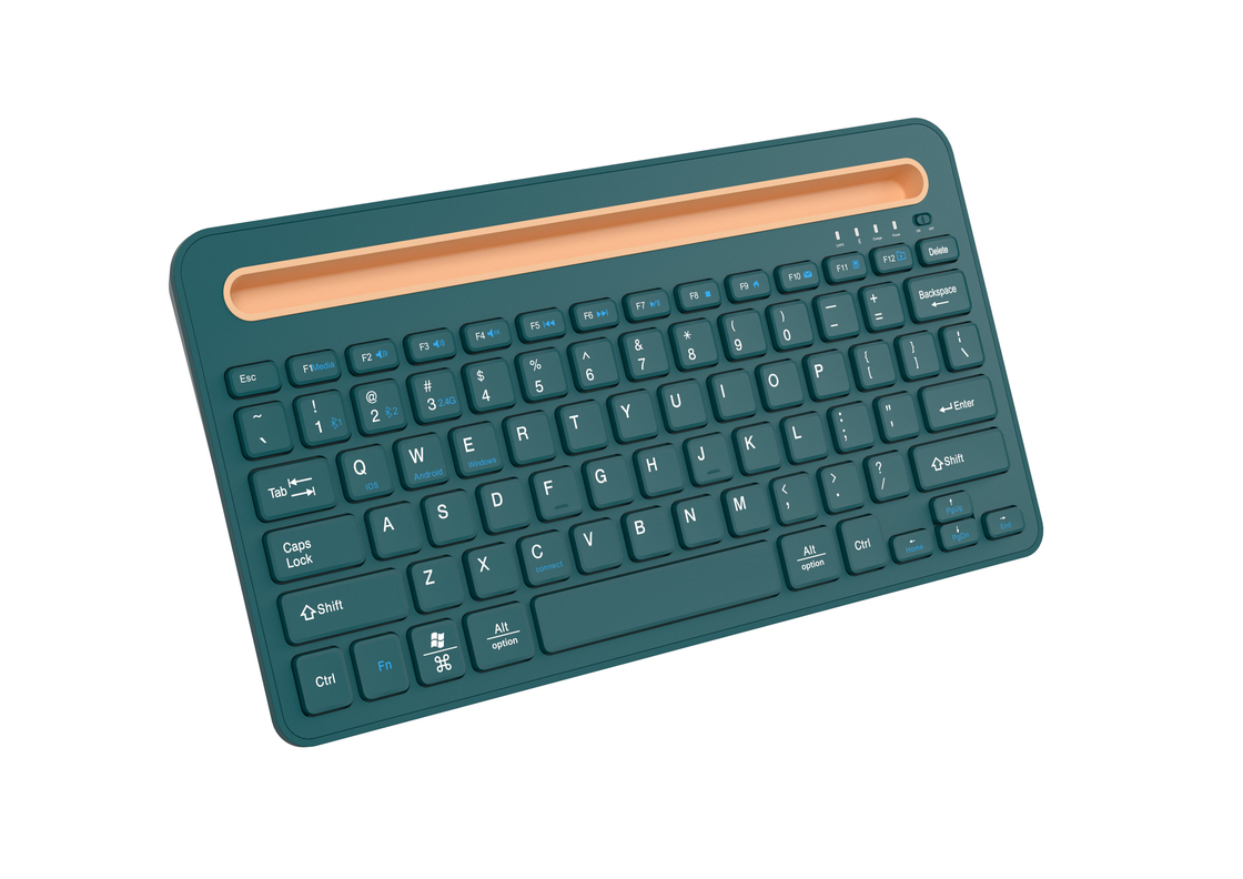 78 teclas Bluetooth 3.0 ou 5.0+2.4G teclados Bluetooth para escritório e entretenimento