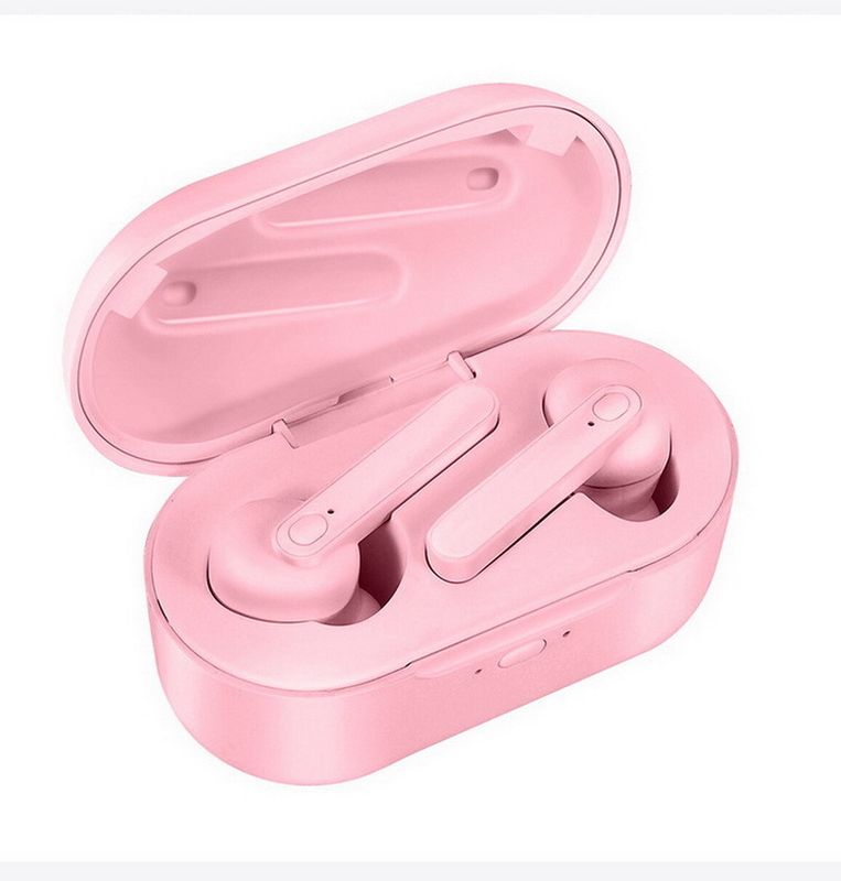 Auriculares sem fio ETEK, Bluetooth com microfone, design meio-no-ouvido, redução de ruído para chamadas claras, baixo profundo, à prova de água