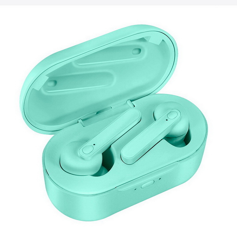 Auriculares sem fio ETEK, Bluetooth com microfone, design meio-no-ouvido, redução de ruído para chamadas claras, baixo profundo, à prova de água