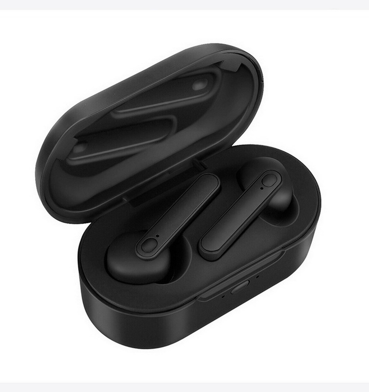 Auriculares sem fio ETEK, Bluetooth com microfone, design meio-no-ouvido, redução de ruído para chamadas claras, baixo profundo, à prova de água