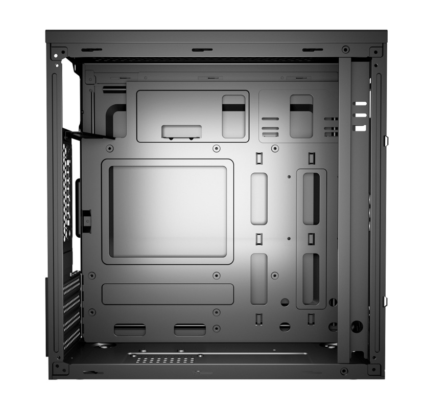 ETEK Gaming Computer Case MATX 2 Big RGB Fans On Front Panel Fan On Side Pandel Disponível Suporte OEM ODM