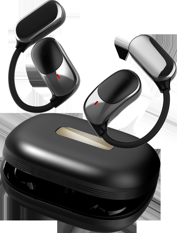 Fones de ouvido Bluetooth no ouvido com função de tradução BT5.4 Diafragma composto 5.5 horas de reprodução