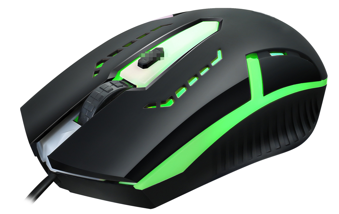 teclado de jogos de metal com 104 teclas FN + F1-F12 funções LED de luz de fundo mouse de jogos com DPI ajustável (500-1500) Iluminação RGB
