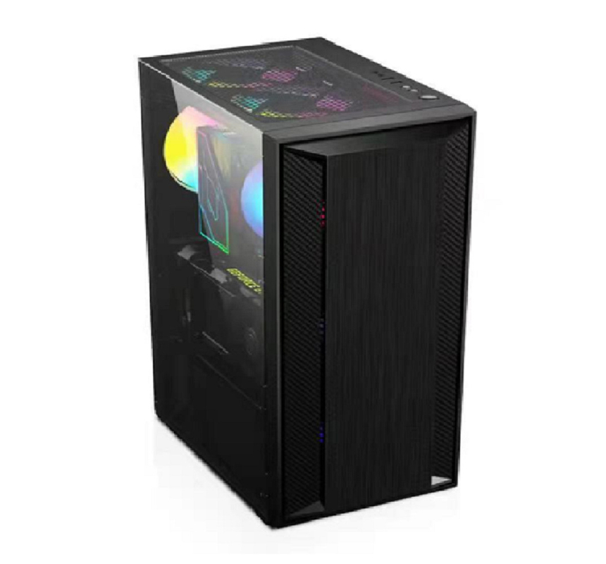Suporta placas-mãe ATX Micro ATX e ITX com 7 faixas de expansão e 6 suportes de ventilador para entusiastas de bricolage