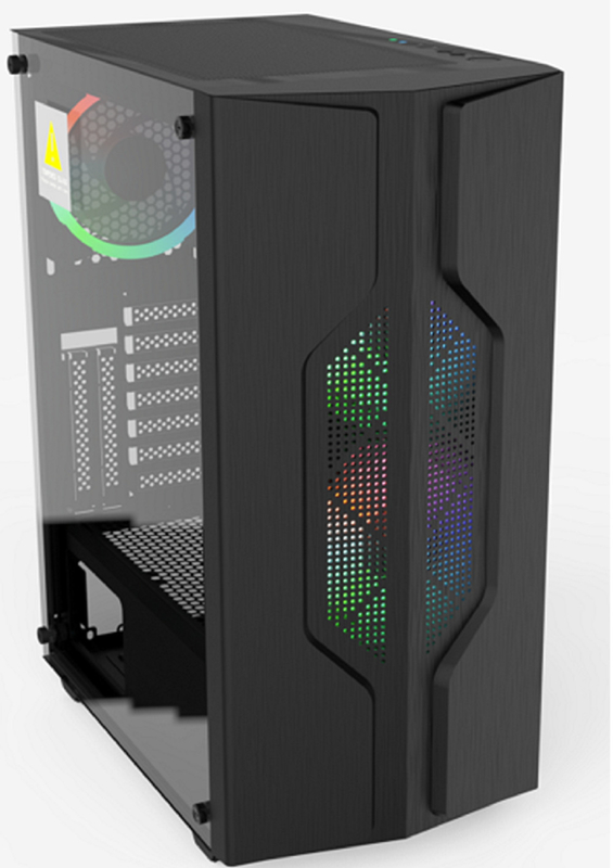 Suporta placas-mãe ATX Micro ATX e ITX com 7 faixas de expansão e 6 suportes de ventilador para entusiastas de bricolage