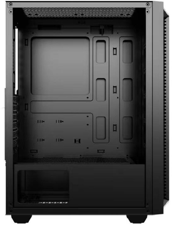 Suporta placas-mãe ATX Micro ATX e ITX com 7 faixas de expansão e 6 suportes de ventilador para entusiastas de bricolage