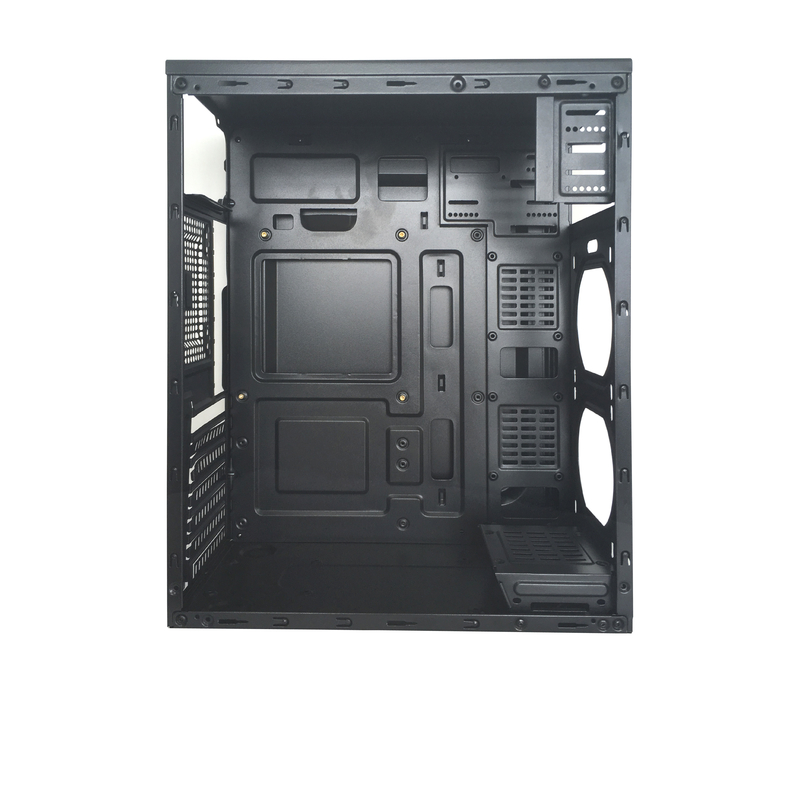 Caixa de computador suporta placa-mãe ATX Micro ATX e ITX com 7 slots de expansão suporta instalação de 1 HDD e 2 SSDs
