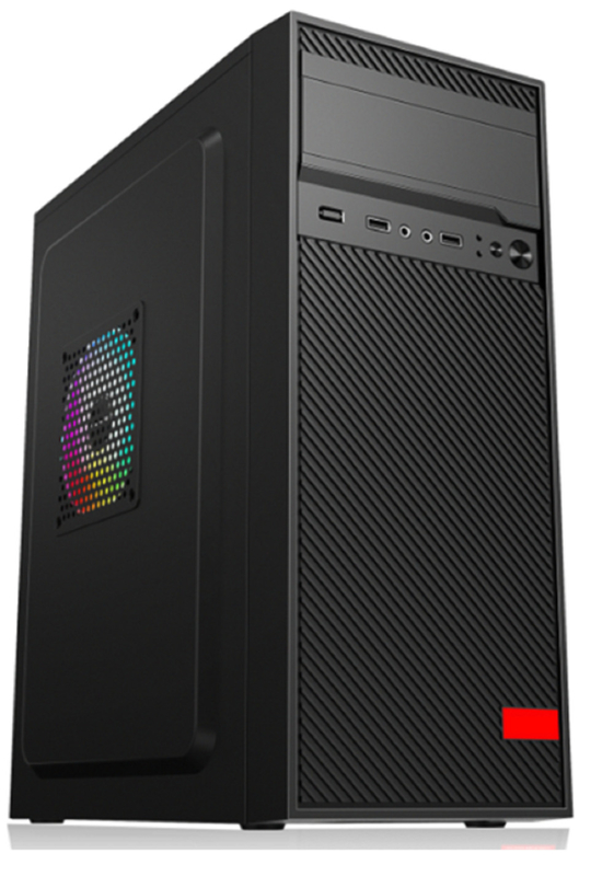 Caixa de computador Suporta 7 slots PCI 2 HDDs 3 SSDs 1 unidade de CD Características 5 suportes de ventilador Compatível com placas-mãe ATX Micro ATX e Mini ATX