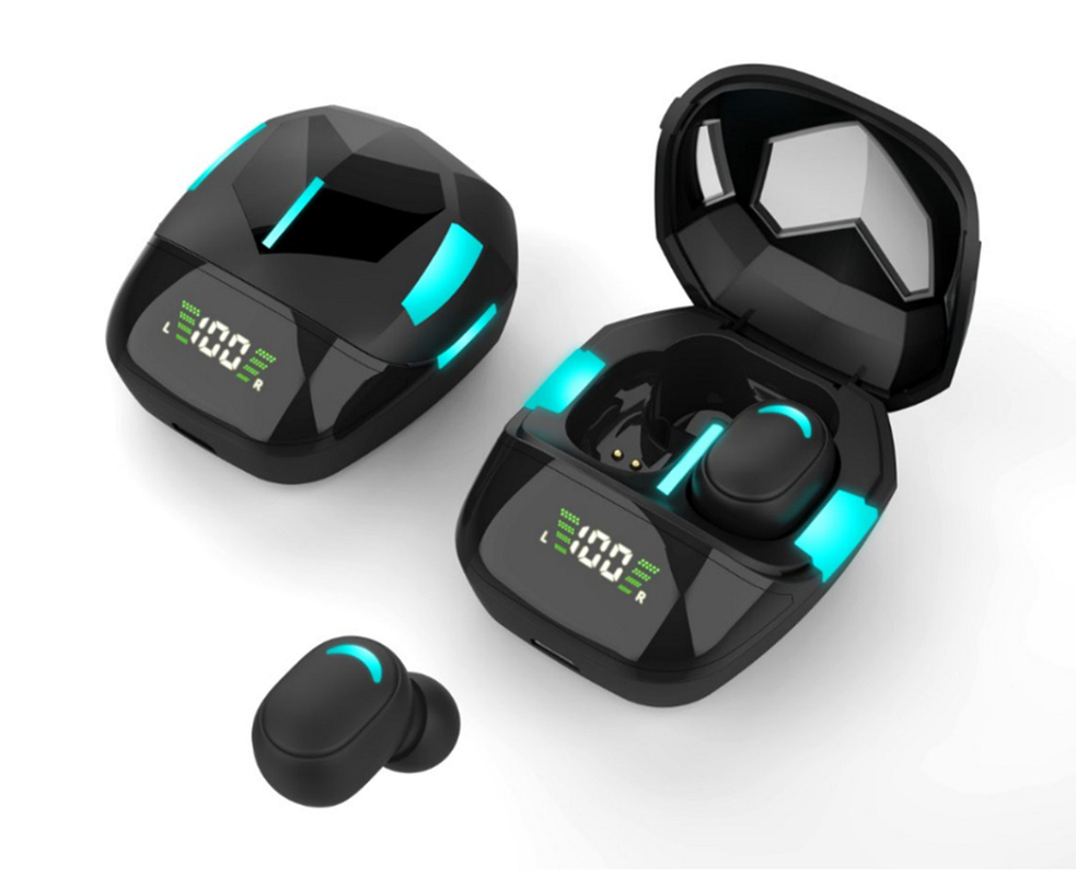 Elegante fone de ouvido portátil com 4 horas de reprodução F8 alto-falantes para passageiros Fitness entusiastas Estudantes Amantes de viagens