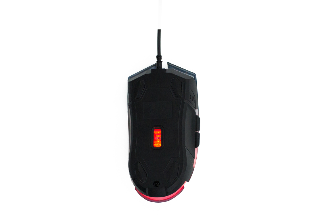 Mouse de computador com fio RGB Rainbow Backlight Sensor de alto desempenho Leve Precisas Definições 6D DPI Para Jogadores Deportivos Eletrônicos Jogadores