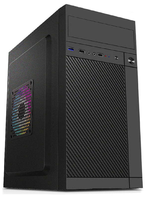 Suporte para placa-mãe ATX Micro ATX e Mini ATX Caixa de computador com dissipação de calor eficiente Compatível com caixas com 2 HDD e 3 SSDs