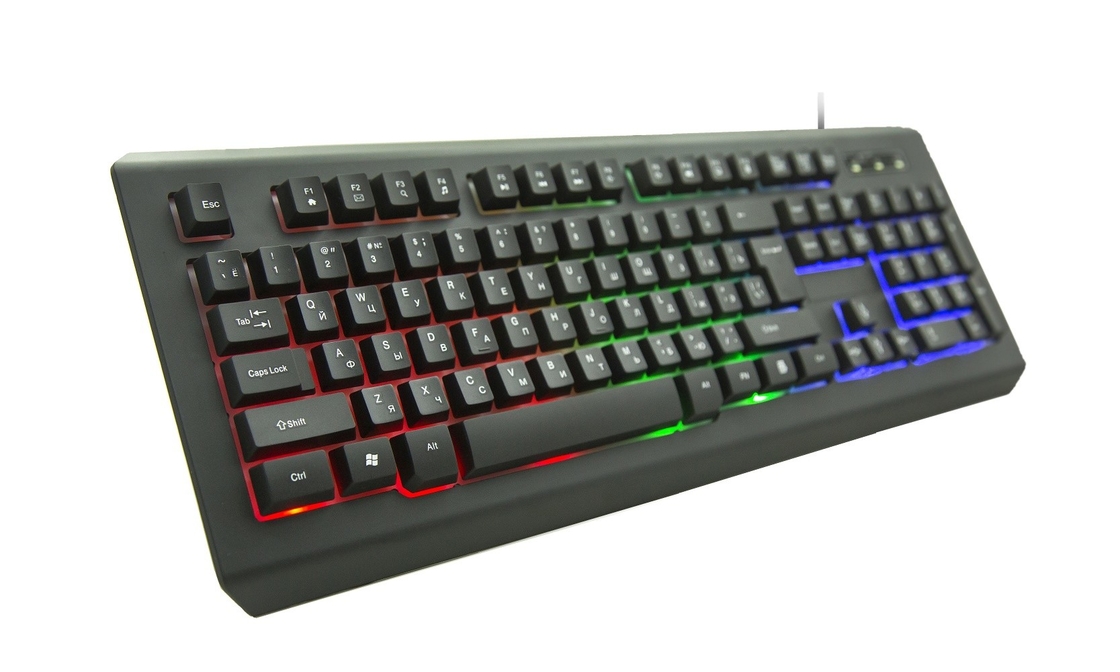Teclado de jogos RGB de 104 teclas para jogadores, funcionários de escritório e qualquer pessoa que goste de personalizar sua configuração