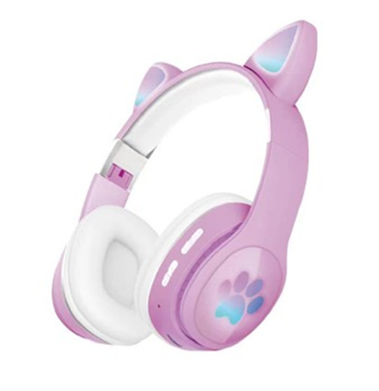 Bateria de lítio de polímero de 3,7V 400mAh com suporte a TF Card Playback FM Radio Bluetooth 5.0 Fones de ouvido Fones de ouvido para música Filme Game