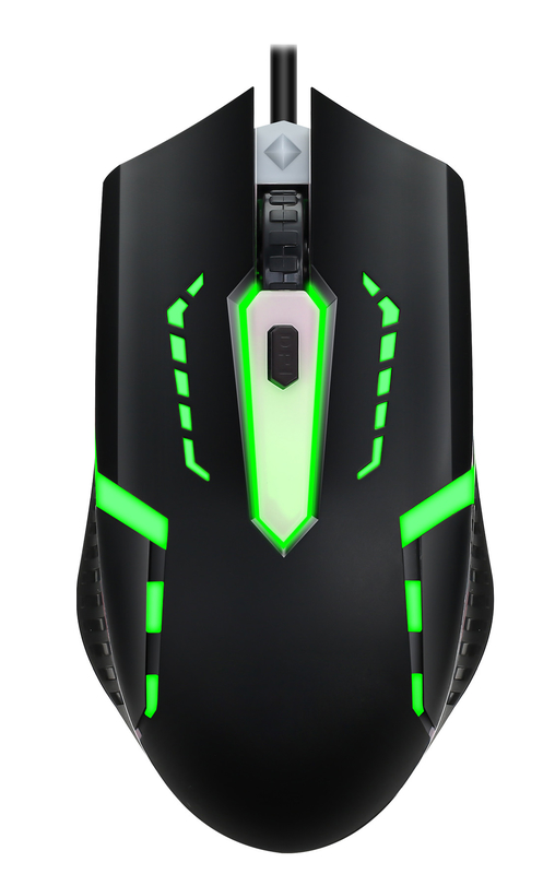 Suporta Iluminação Gradiente Vermelho Azul Púrpura Ajuste DPI de vários níveis Mouse de computador com fio para jogos portáteis