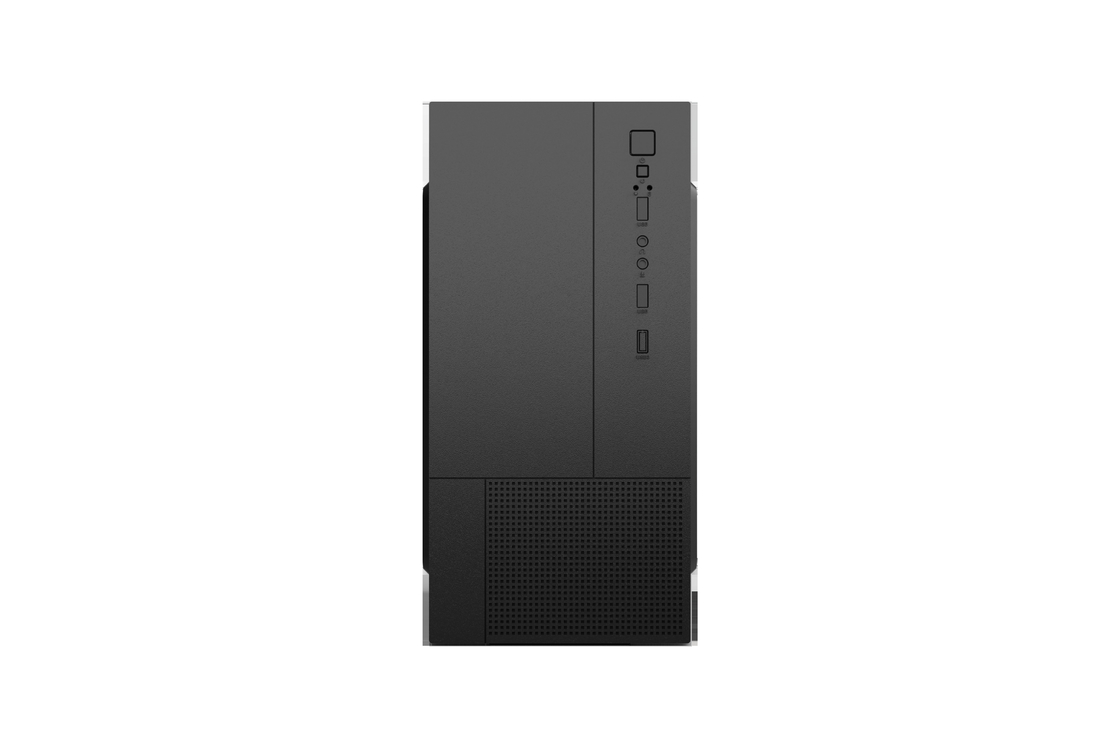 Compacto Micro ATX Case com amplo espaço interior a um preço acessível O painel frontal fino é ideal para configurações modernas