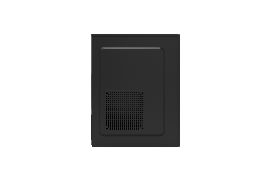 Compacto Micro ATX Case com amplo espaço interior a um preço acessível O painel frontal fino é ideal para configurações modernas