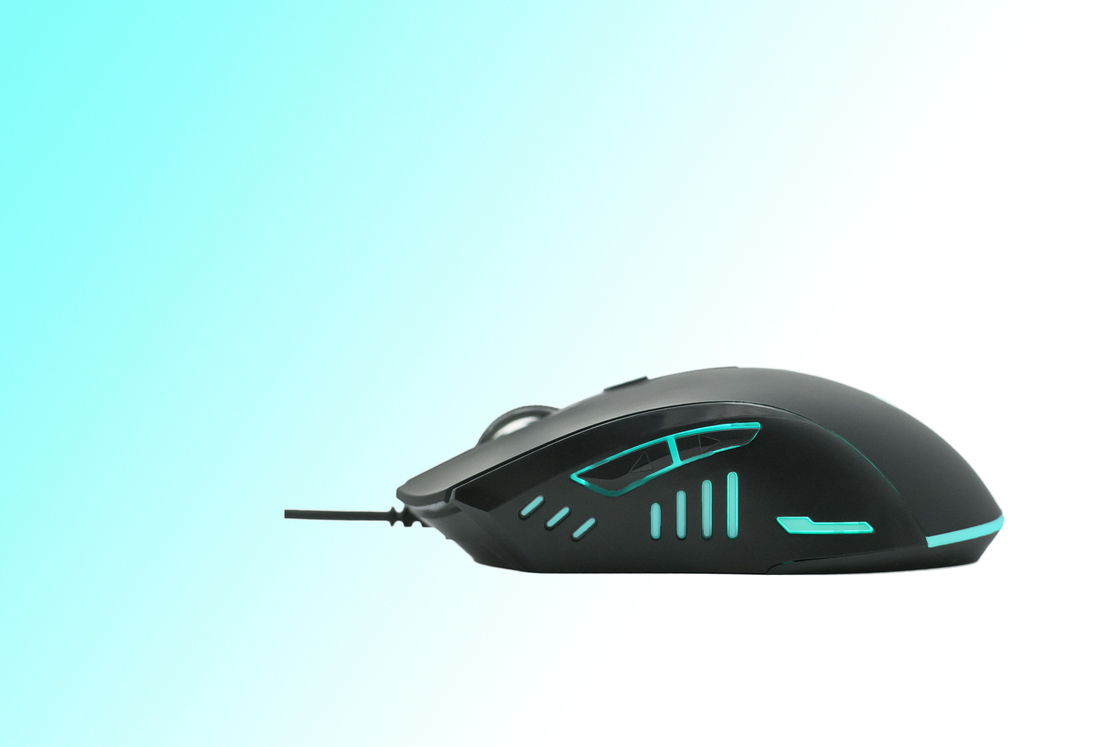 Iluminação de fundo RGB, ajuste DPI de 4 níveis, USB plug-and-play, mouse de jogos 6D ergonômico para profissionais e usuários em geral